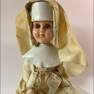 Vintage nun doll- mid century